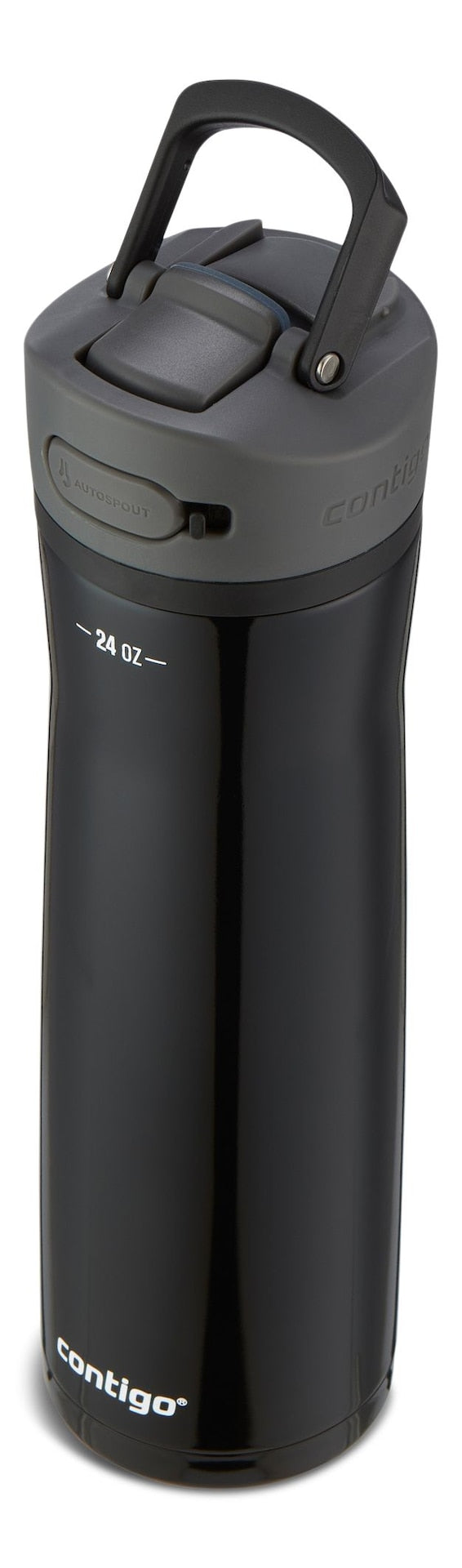 Ashland Chill 2.0 Insulated Stainless Steel Straw Water Bottle with Lid and Handle, 710-mL N9133