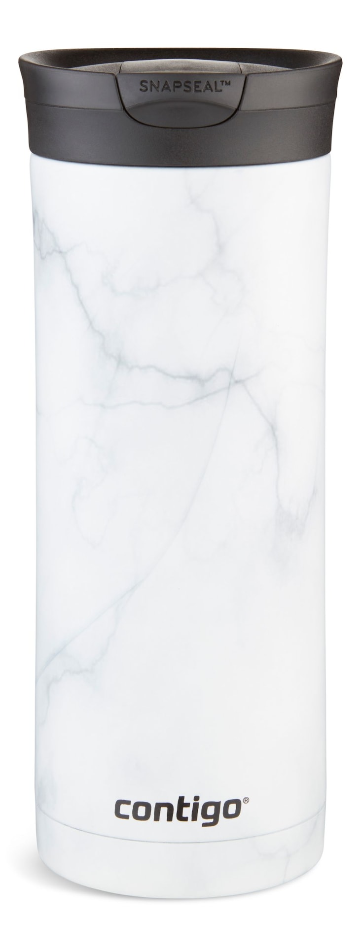 Huron 2.0 Couture Insulated Stainless Steel Travel Mug, Leak-proof Lid, White Marble, 20-oz B7143