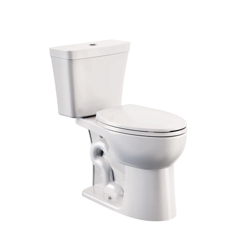2-Piece Elongated Toilet Bowl with Soft Close, White, 3.8/4.8-L B8794