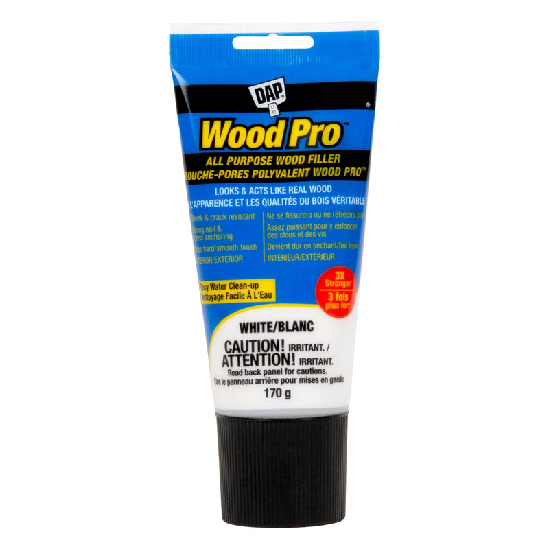 WOODPRO Latex All Purpose Wood Filler, White, 170-g Y8813