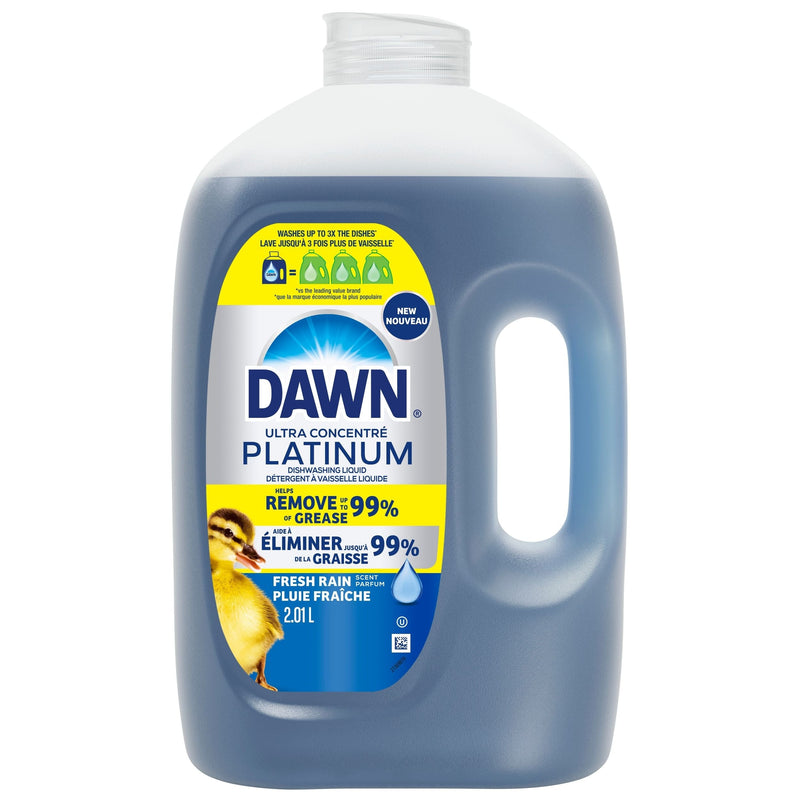 Ultra Platinum Liquid Dish Soap Refill, Refreshing Rain Scent, 2.01-L F3154