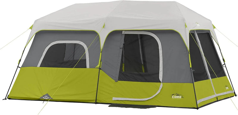 Core 9 Person Instant Cabin Tent - 14' x 9', Green (40008) K1582