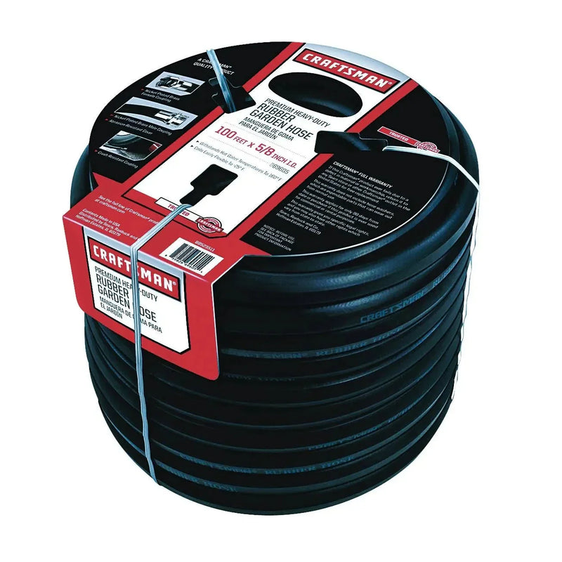 Premium Rubber Garden Hose, 100ft. x 5/8. inch W1794