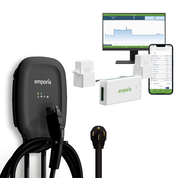 40A Wi-Fi Level 2 NEMA 14-50 J1772 EV Charger with Load Management O0395