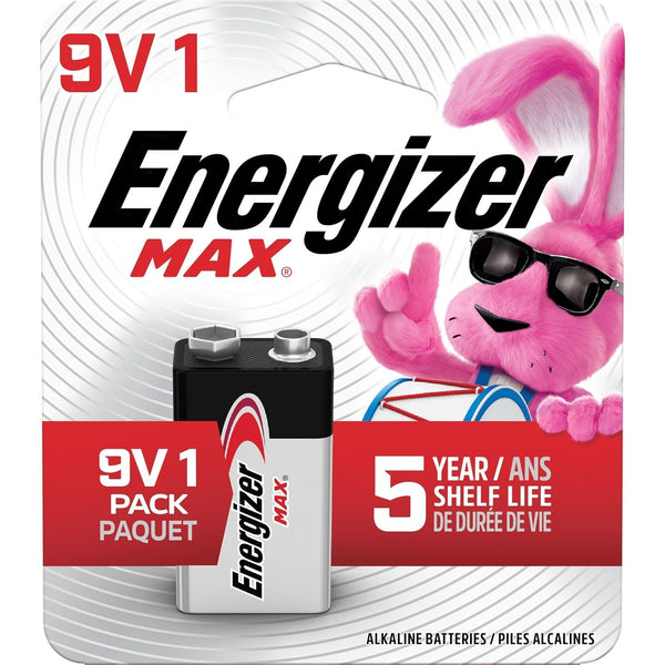 Max 1-pk 9V / 9 Volt Alkaline Battery, Long Lasting, All Purpose M2083