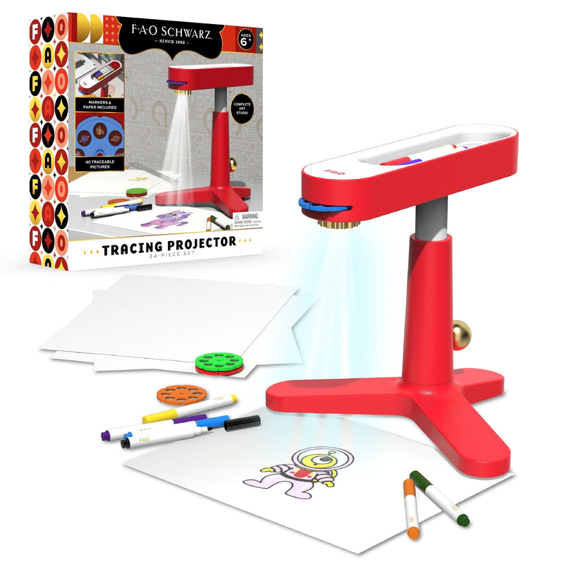 Toy Art Tracing Projector Tripod, Red B971