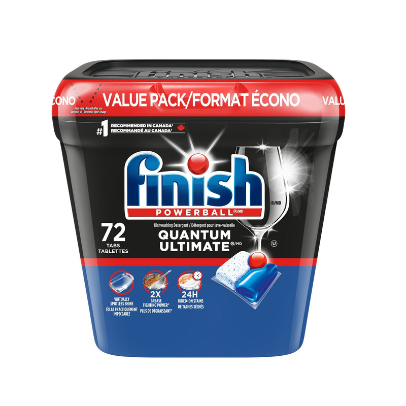 Quantum Ultimate Dishwasher Detergent Tabs, Fresh Scent, 72-pk S4678