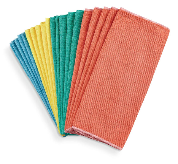 All-Purpose Machine Washable Microfibre Cloths, Assorted Colours, 20-pk K4020