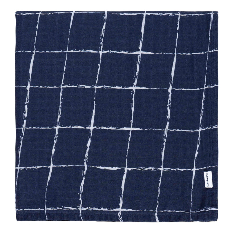Childrenwear Coastal Calm Soft Cotton Muslin Baby Blanket, 2-pk K1212