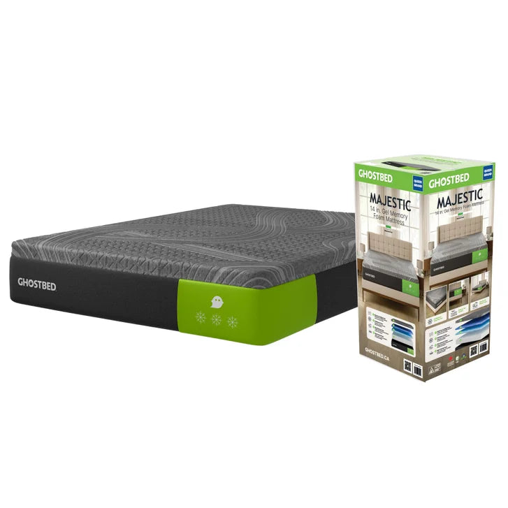 GhostBed Majestic 35.6 cm (14 in.) Mattress with Cooling Gel Memory Foam L7340