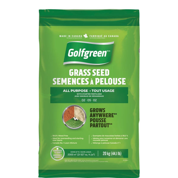 All Purpose Grass Seed with Starter Fertilizer, 20kg C9190