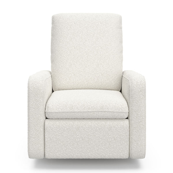 Teddi 1-USB-A/1-USB-C Ivory Boucle Power Recliner & Swivel Glider L0754