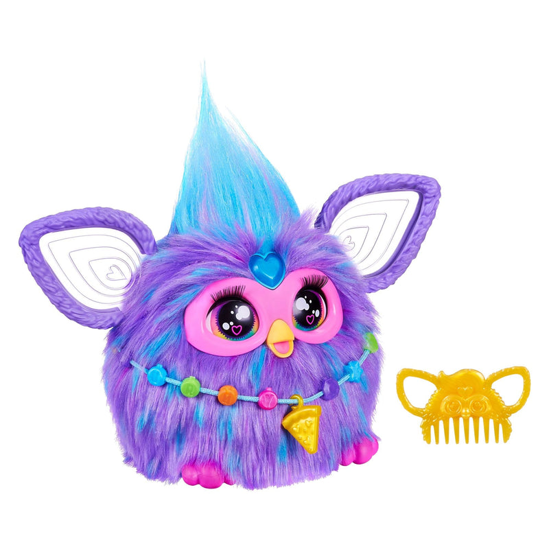 Purple Interactive Plush Toy, Electronic, French Version, Ages 6+ Q1233