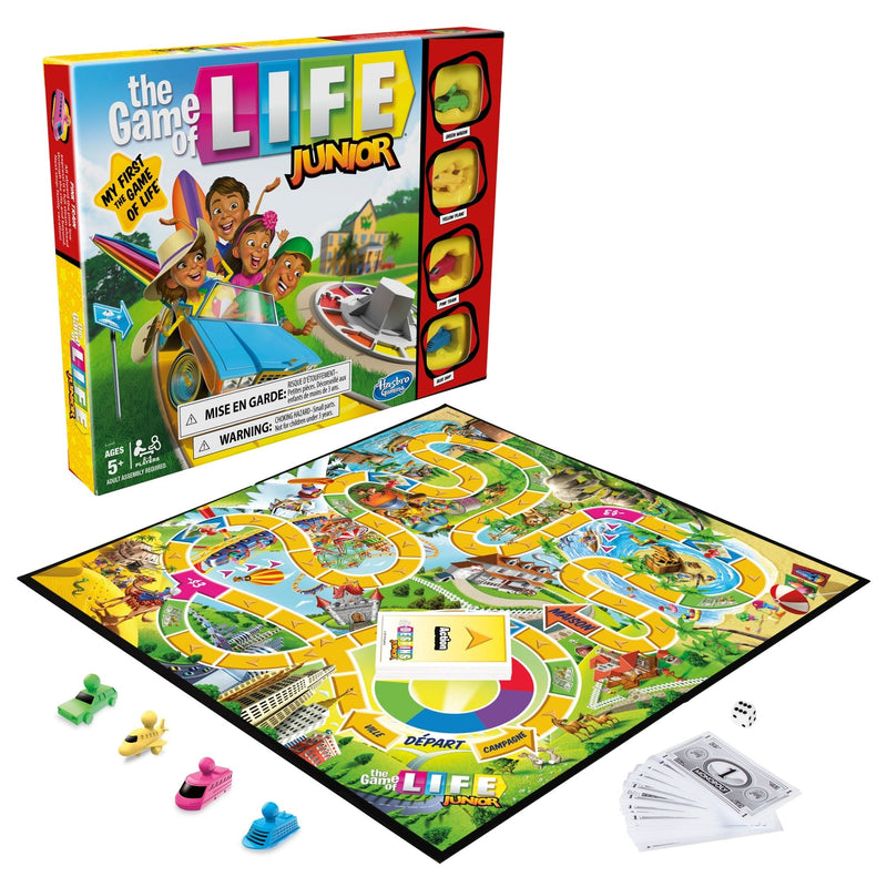 Games The Game Of Life Junior 2-4 Player Board Game, English/French, Ages 5+ R5883