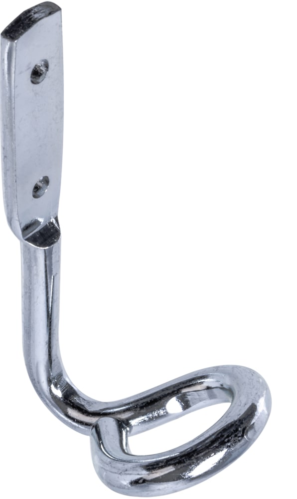 Zinc-Plated Light Duty Eye Loop Hook, No Pre-Drilling, 4-in T6470