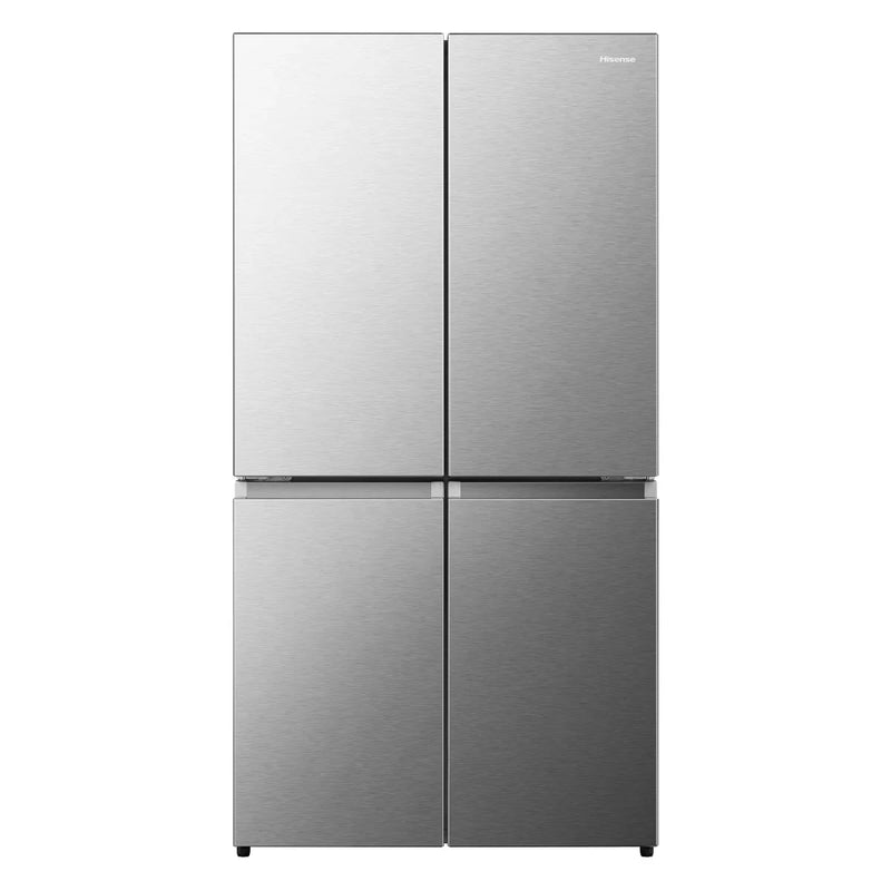 Hisense 24 in. 11.5 cu ft. Stainless Steel Top Mount Counter Depth Refrigerator with Recessed Handles S6606