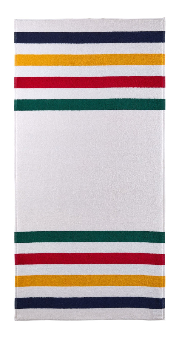Stripes Beach Towel, Classic Horizontal, Multi-Coloured, 70-in x 40-in H8167