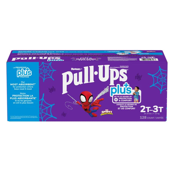 Huggies Pull-Ups Plus Training Pants, 2T - 6T Boy D5914
