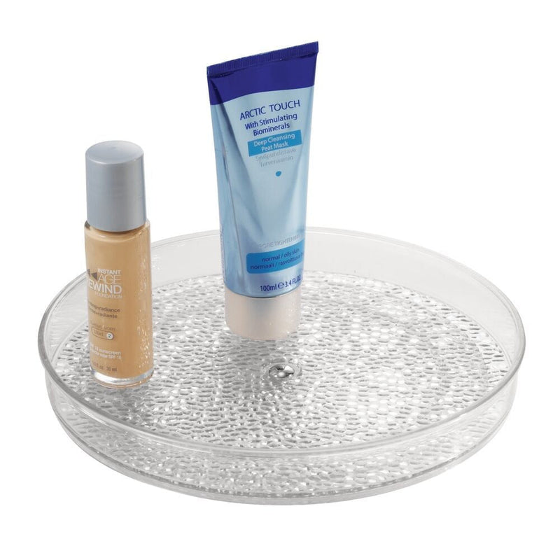 Rain Spinner Turntable Vanity Organizer, Clear, 9-in I1524