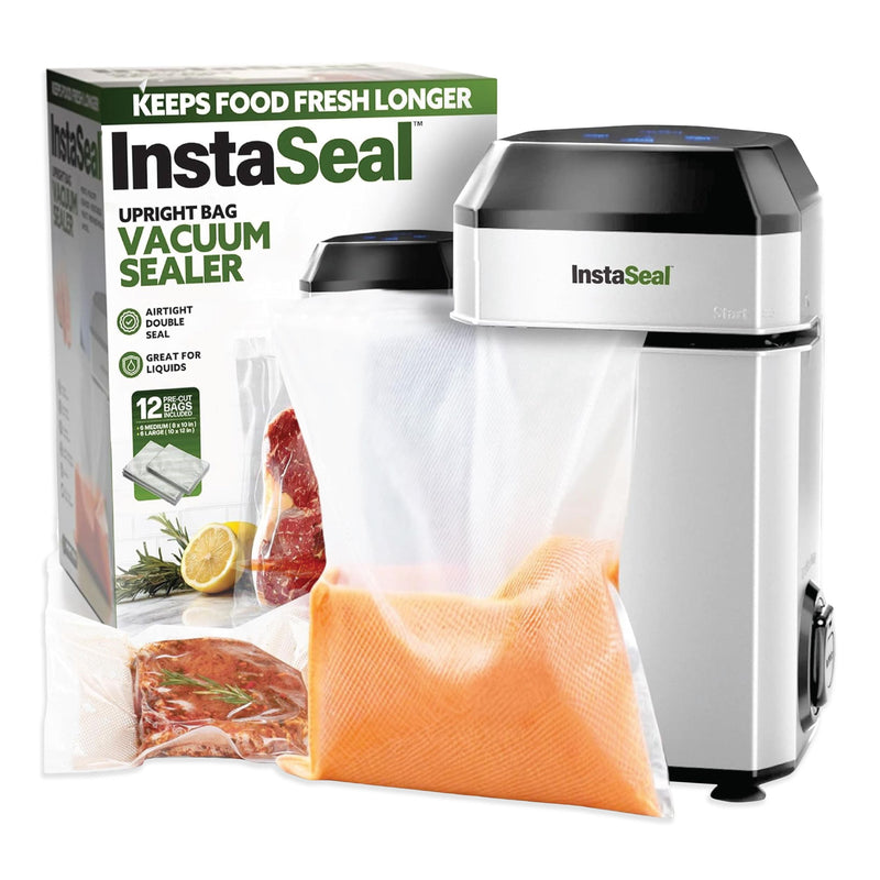 Upright Bag Food Vacuum Sealer with 12 Bags L6926