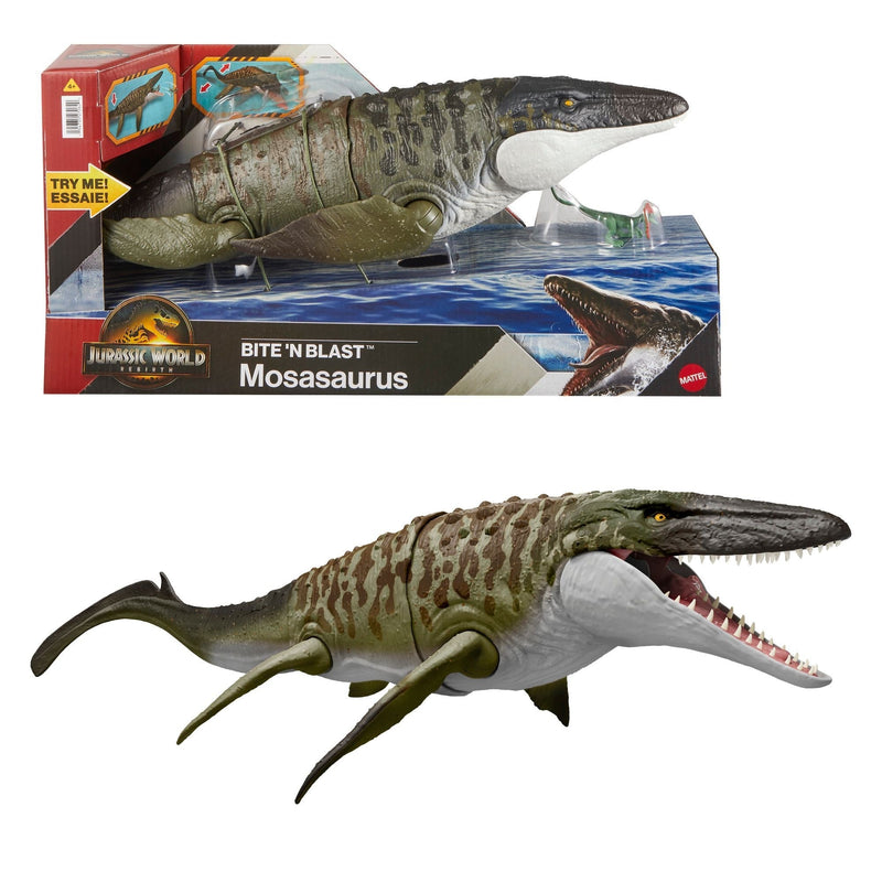 Bite 'N Blast Mosasaurus Toy for Ages 3+ A3836