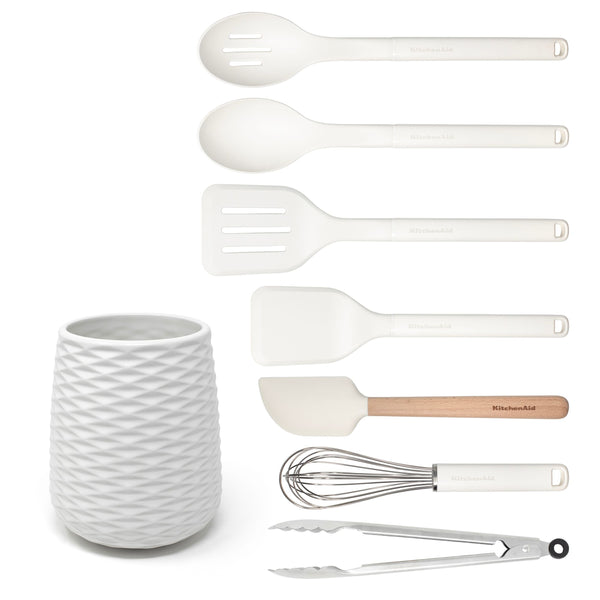CLASSIC 8PC SET WITH CROCK, PROCELAIN Z1903