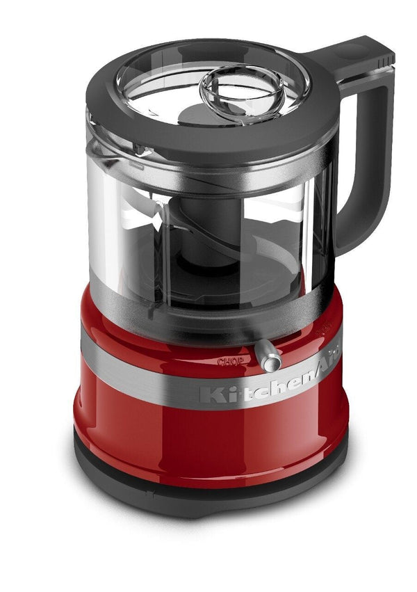 Compact 3.5 Cup Food Chopper/Mini Food Processor with Dishwasher Safe Parts, Empire Red N8042