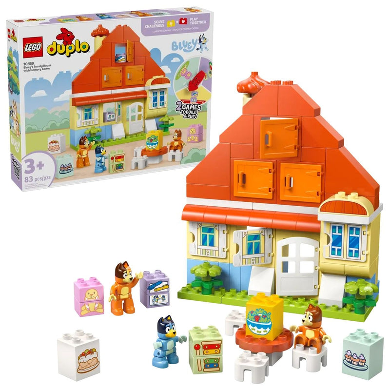 's Family House with Memory Game - 10459, 83-pcs, Ages 3+ K4094