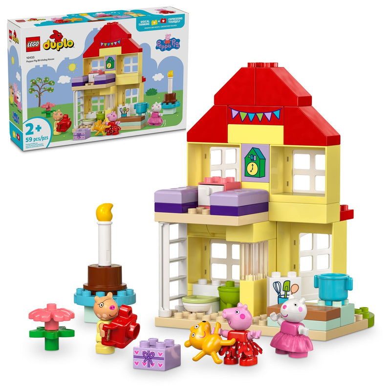Birthday House Preschool Building Toy Set, 59-pc A2485