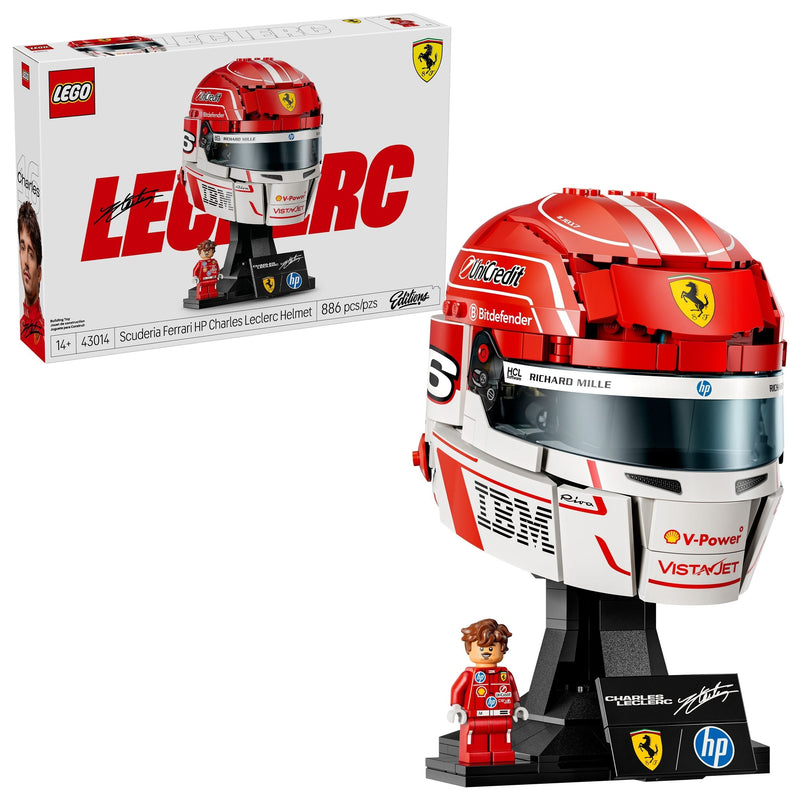 Editions Scuderia HP Charles Leclerc Helmet - 43014, 886-pcs, Ages 14+ N5686