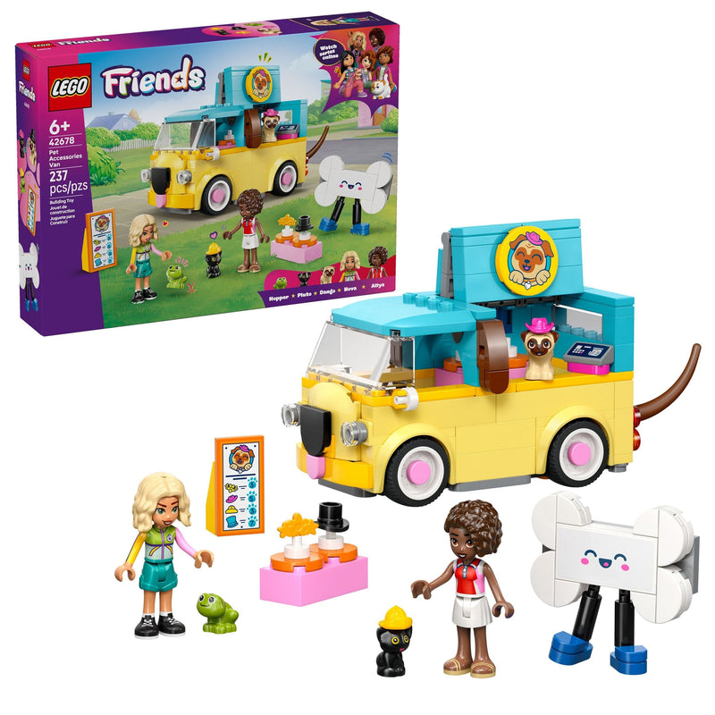 Friends Pet Accessories Van - 42678, 237-pcs, Ages 6+ T4043
