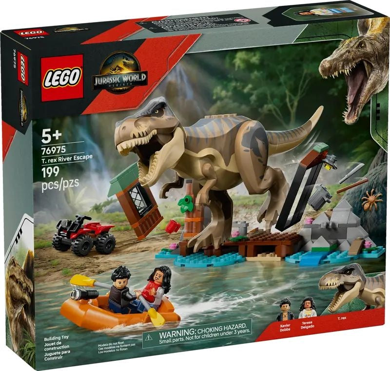 T.Rex River Escape - 76975, 199-pcs, Ages 5+ H7285