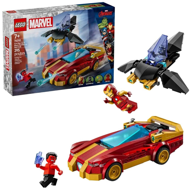 Marvel Iron Man & Black Panther vs. Red Hulk - 76310, 295-pcs, Ages 7+ O2395