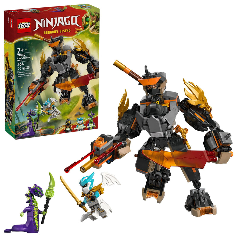 Cole’s Mission Mech & Dragon Zane - 71854, 364-pcs, Ages 7+ G4896