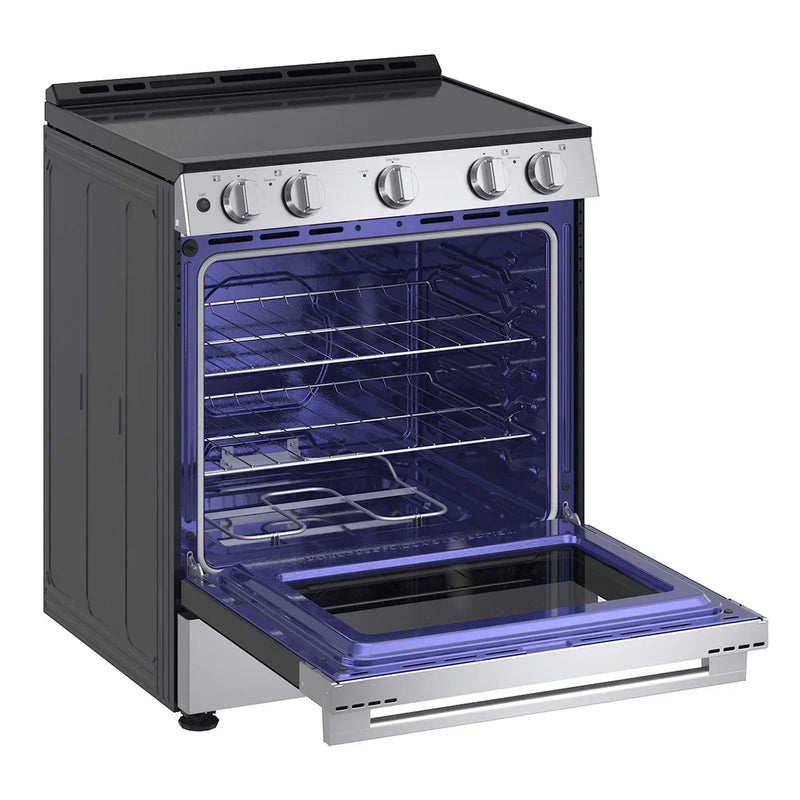 LG 30 in 6.3 cu ft. Stainless Steel Electric Slide-in Range with EasyClean and Pinch to Turn Safety Knobs D3569