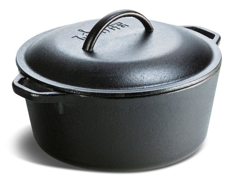 Seasoned Cast-Iron Dutch Oven, 5-qt T9547