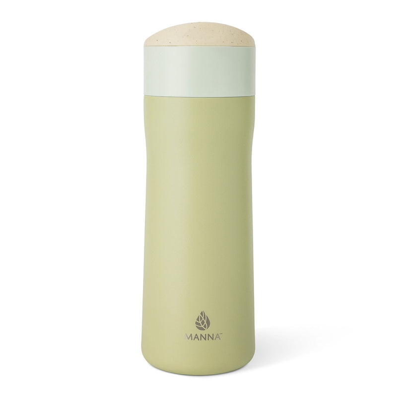 Brew Eco Stainless Steel Insulated Flow-Switch Brew Mug, 16-oz, Moss, with Sipping Spout O9527