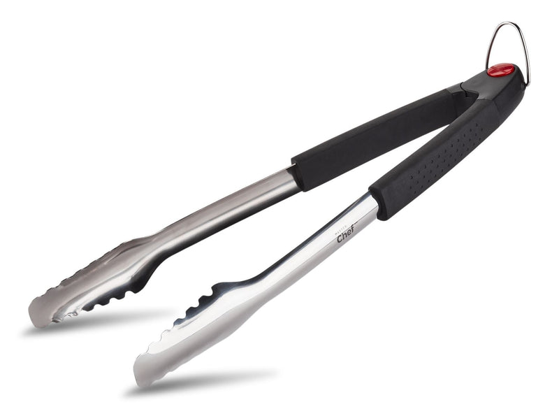 Stainless Steel BBQ Grill Tong with Hook W2697