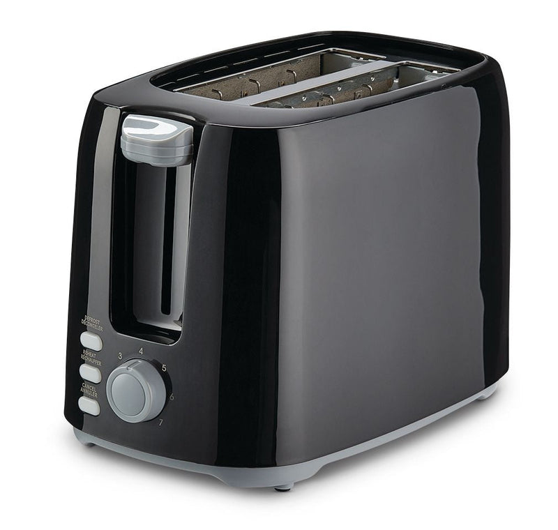 Wide Slots Toaster with 7 Settings, Black, 2-Slices S7028