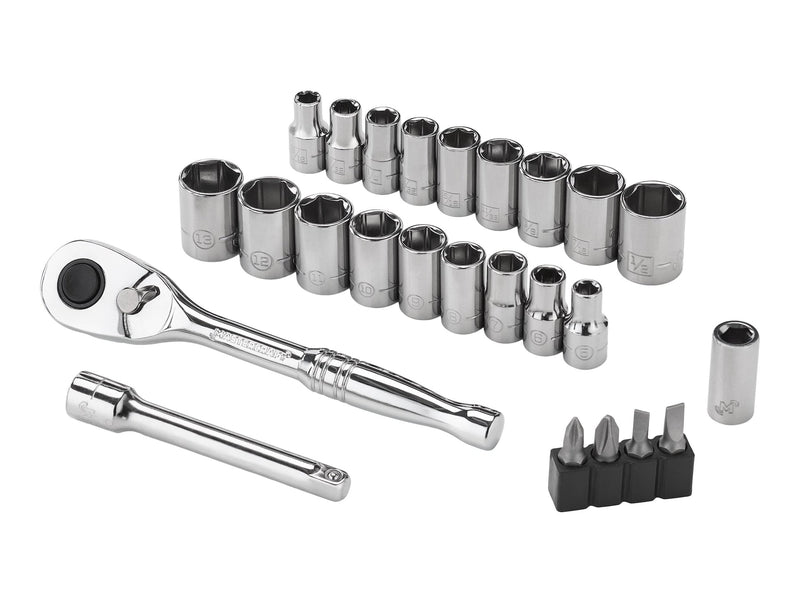 25 Piece 1/4" Drive Socket Set V2527