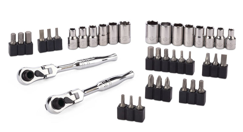 39 Piece 1/4" Micro Ratchet/Driver Set W3162