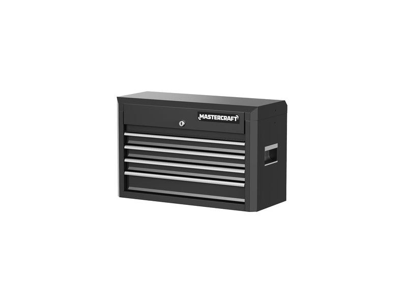 4-Drawer Tool Storage Chest with Liners, Black, 24-in W7097