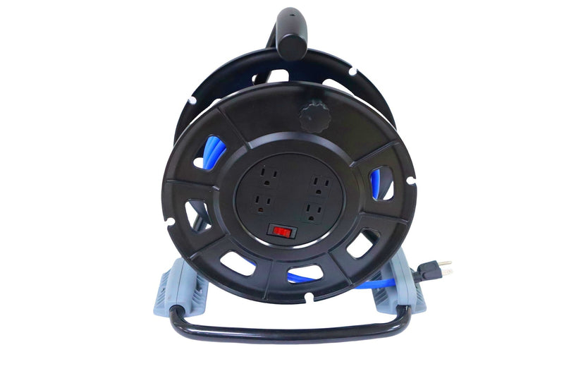 50-ft 14-Gauge Black Cord Reel with Stand Q5744
