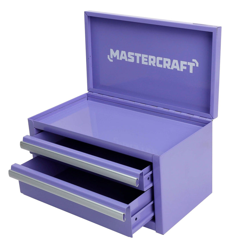 Mini Toolbox with 2 Drawers, Lilac T3613