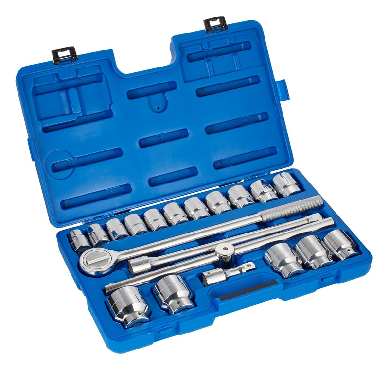 Socket Set 20-pc, 3/4-in Drive, SAE, Steel, Chrome M9152
