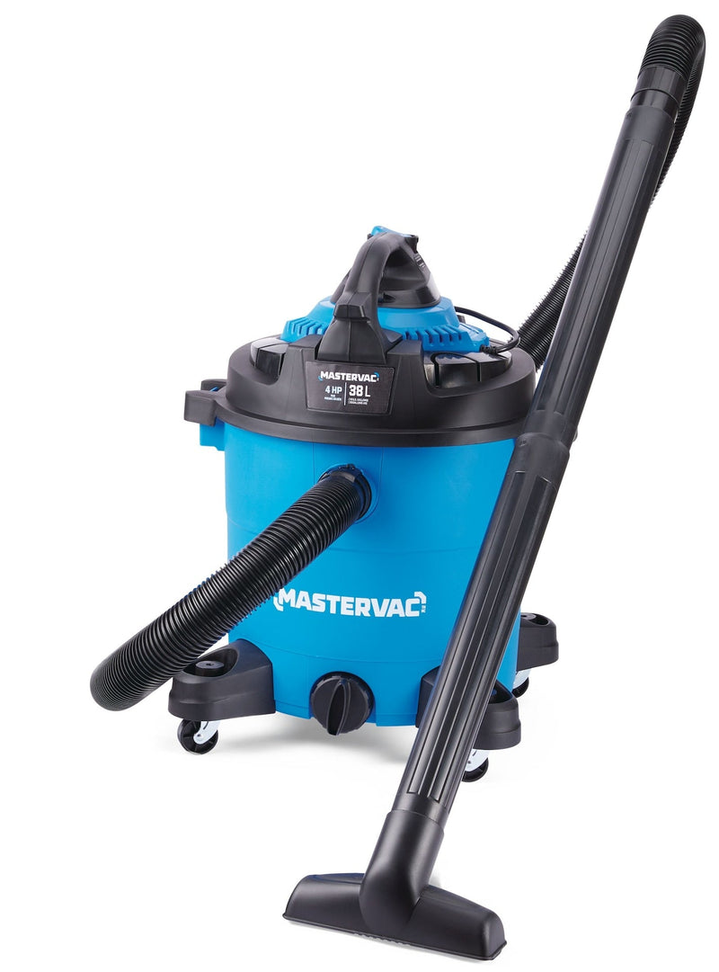 Mastervac VBVA1010PF 4.0 Peak HP Wet/Dry Shop Vacuum with Detachable Blower, 37-L O3244