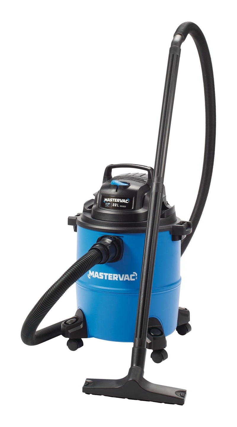 Mastervac VOC608PF 4.0 Peak HP Wet/Dry Shop Vacuum with Hose & Accessories, 22-L V3429