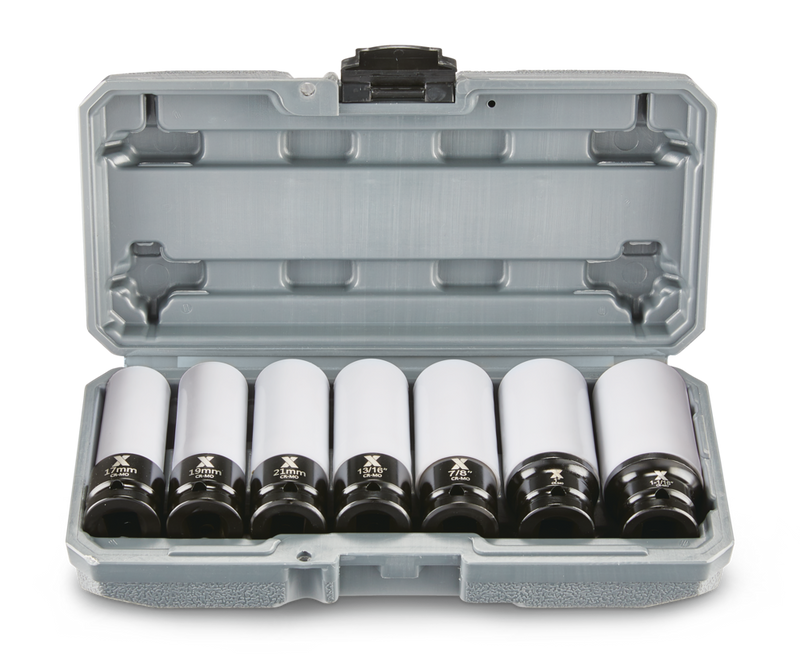 1/2-in Drive Wheel Protector Deep Impact Socket Set, 7-pc F4094