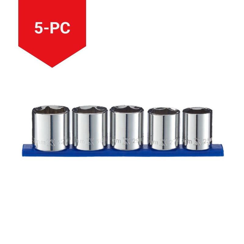 1/2-in Drive XL Socket Set, Metric, 5-pc J5752