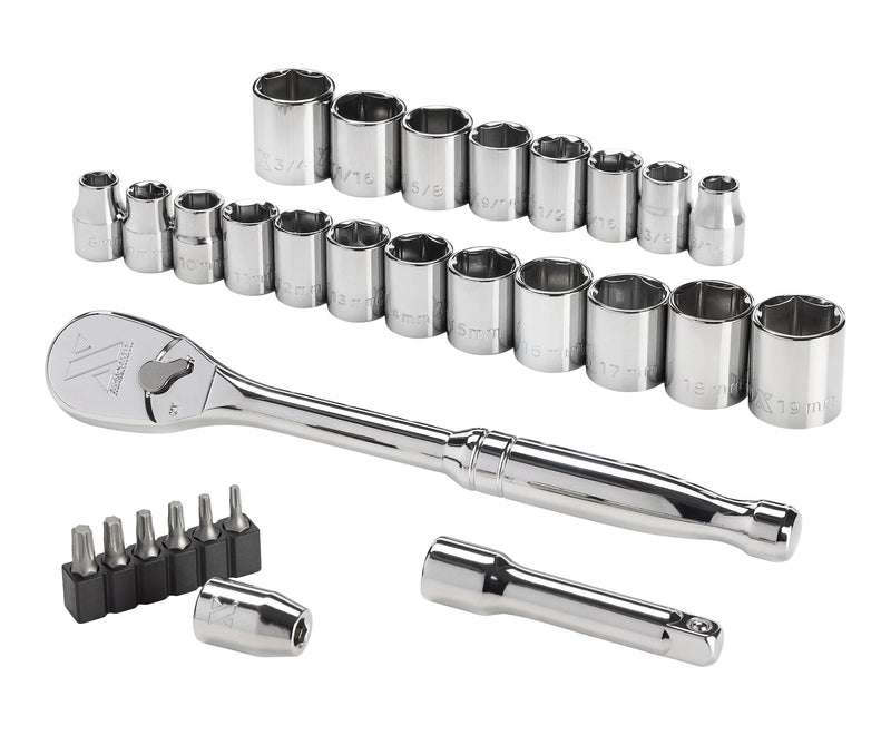 29 Piece 3/8" Drive Metric Socket Set A8779